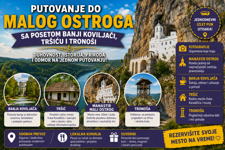 MALI OSTROG – TAJNI GRAD KARAĐORĐEVIĆA